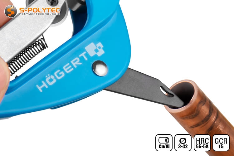 Mini pijpbuiger 6 8 en 10 mm tot 180º buigen voor koper en aluminium