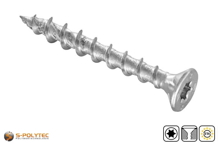 fischer PowerFast II CZP 6,0 x 60, spaanplaatschroef (100