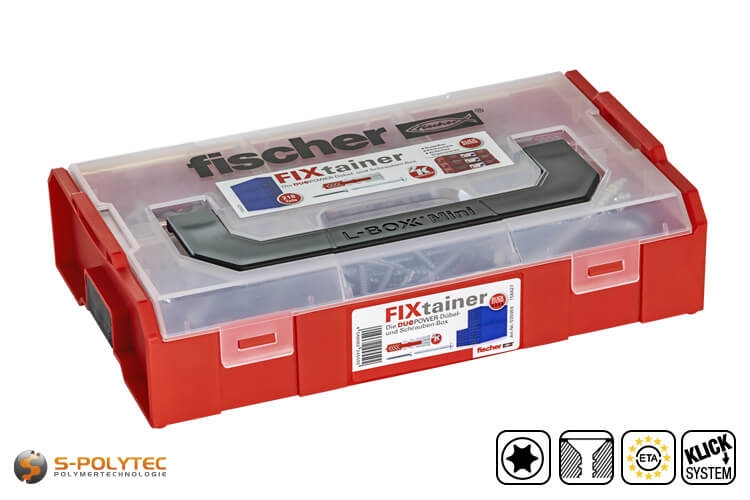 Fischer FixTainer Dübel DuoPower mit Schraube 210-tlg. kaufen bei Fischer FixTainer Dübel DuoPower mit Schraube 210-tlg. kaufen bei