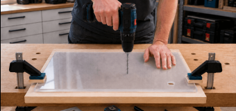 Acrylglas boren: nette boorgaten zonder scheuren en afsplinteringen