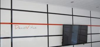 Wanddecoratie, ongewone ideeën in hoogglans zelfklevend