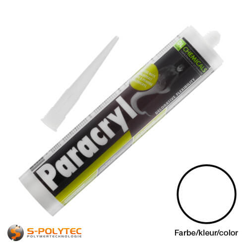 Paracryl wit – Het schilder-acryl voor professionals - Verouderingsbestendig ✓ Overschilderbaar ✓ Zeer goede hechting ✓