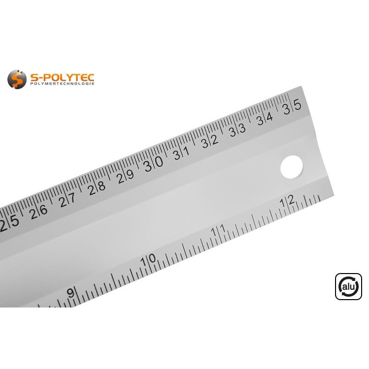 Het geanodiseerde aluminium handvat zorgt voor een optimale grip