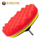 De polijstbevestigingsset met klittenband is geschikt voor alle polijstmachines met M14-schroefdraad