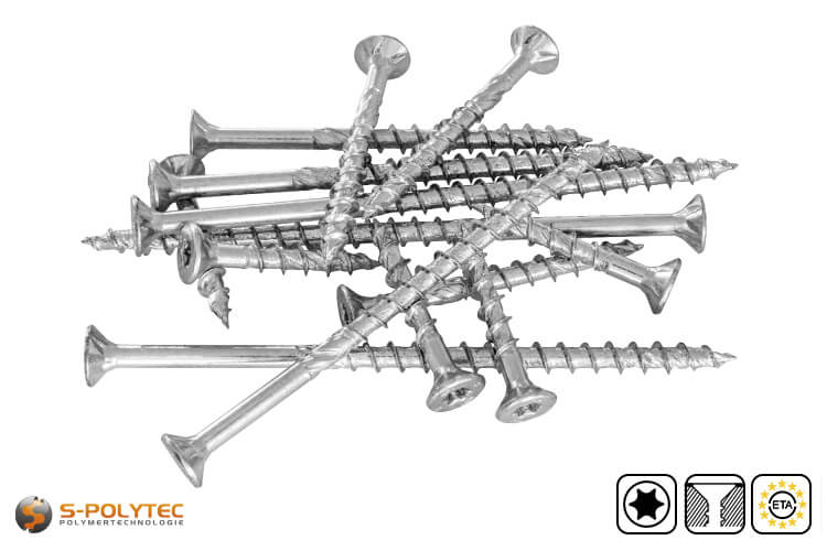 Verzonken schroef fischer PowerFast II Ø 6,0mm in verschillende lengtes met deeldraad