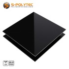 Aluminium composiet panelen met eenzijdig mat, eenzijdig glanzend zwart oppervlak