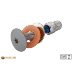 Koop direct de bijpassende Balkonschroeven met dopmoer stofgrijs (RAL 7037)