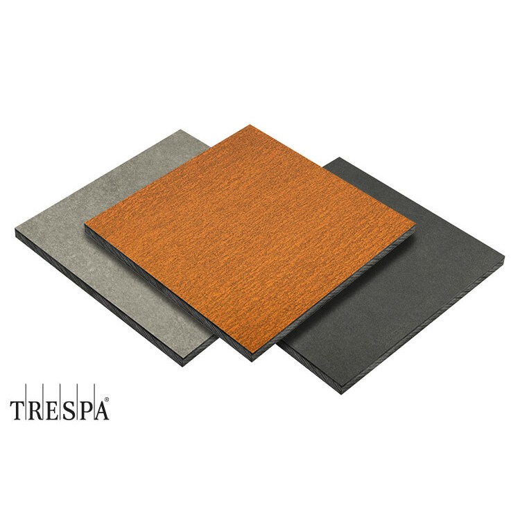 Trespa® Meteon® FR NATURALS HPL-platen in diverse natuursteen- en metaaldecors met aan beide zijden een mat oppervlak