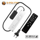 S-Polylight LED power controller voor onze dimbare LED inbouwspots, incl. draadloze afstandsbediening