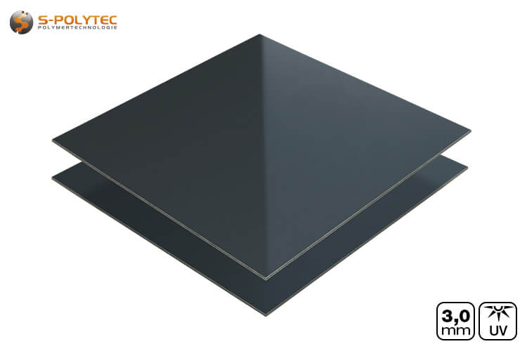 Aluminiumcomposietpanelen met eenzijdig mat / glanzend oppervlak
