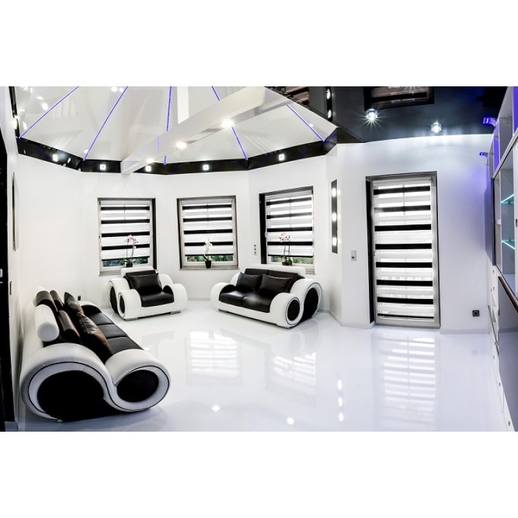 woonkamer doorgestylt met DecoVitas decorplaten