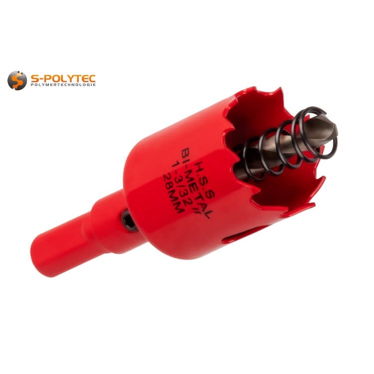 Onze 28 mm gatenzaag van HSS bimetaal maakt indruk met zijn precieze zaagprestaties en lange levensduur 