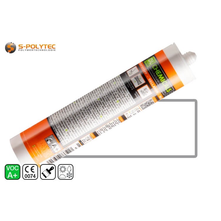 Paracryl EXTERIOR in wit – Het UV-bestendigde schilder-acryl - Na toepassing waterbestendig ✓ Snel overschilderbaar ✓ Zeer goede hechting ✓