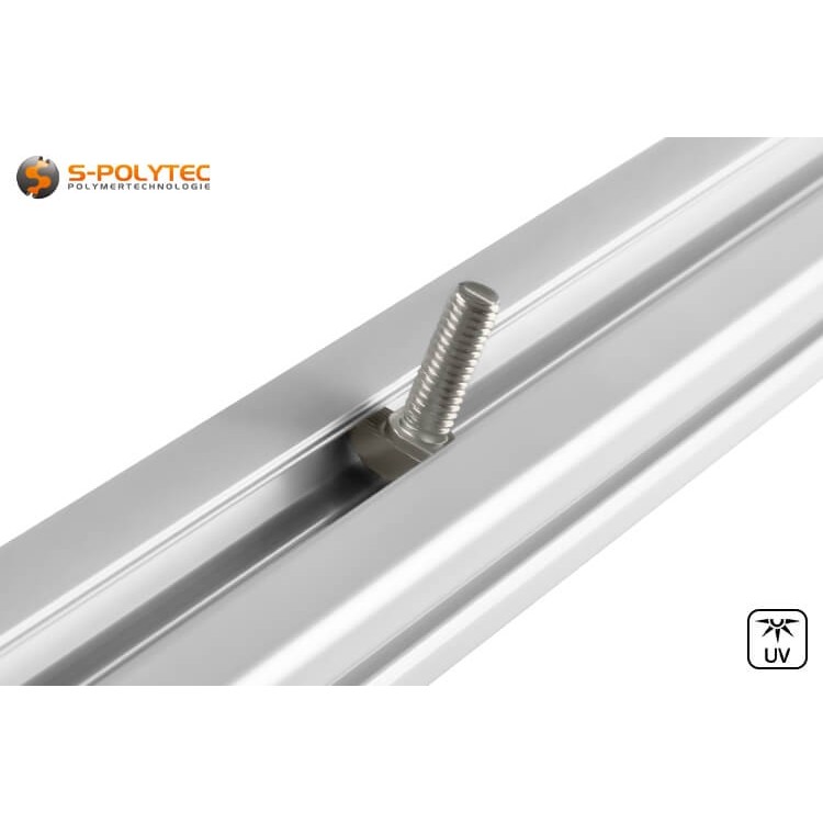 Hamer schroefen kunnen op elk moment in bouwprofielen worden gestoken en weer worden verwijderd zonder sporen achter te laten