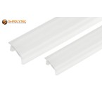 Koop direct de bijpassende PVC afdekstrips voor bouwprofielen (opaal)
