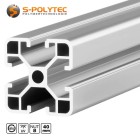 Onze zilveren 20x20 groef 6 constructieprofielen zijn compatibel met item®-systeemprofielen