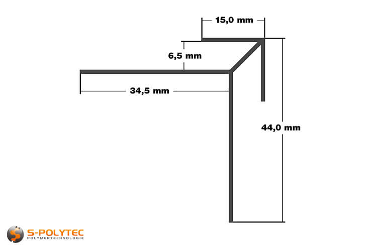 Data van het 6mm hoekprofiel van aluminium