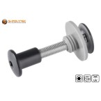 Koop direct de bijpassende Balkon schroefset met draadbus antracietgrijs (RAL 7016)