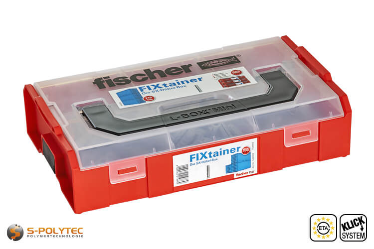 fischer FIXtainer spreidplug SX - De SX plug box met 210 pluggen met een diameter van 6mm, 8mm en 10mm