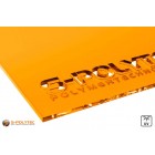 Acrylglas oranje gelaserd
