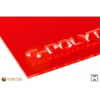 Koop direct de bijpassende Acrylglas rood fluorescerend gelaserd