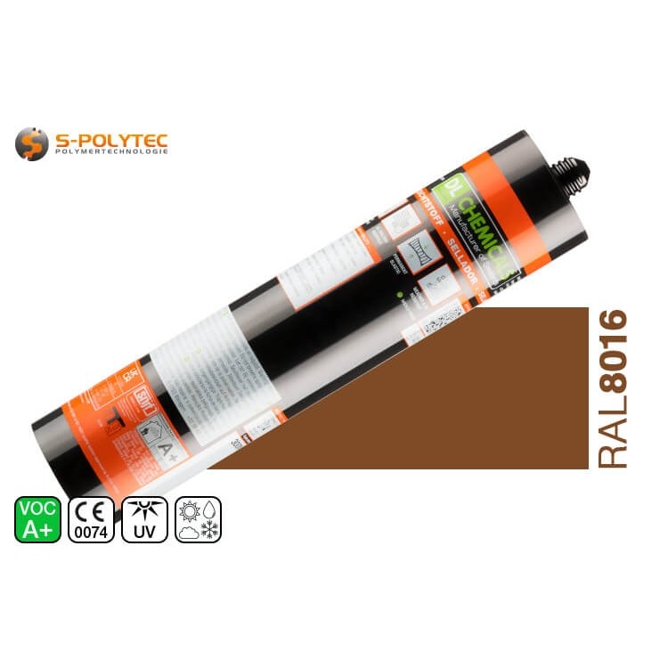 Siliconenkit Parasilico AM-85-1 donkerbruin in RAL8016 (mahoniebruin)