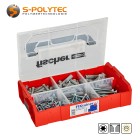 fischer FIXtainer SX-plug en schroef box - SX spreidingsplug met bijpassende verzonken schroeven in L-BOXX Mini