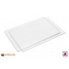 PVC platen transparant uit herd PVC (PVCU) in diktes von 1mm - 15mm in 2,0 x 1,0 meter