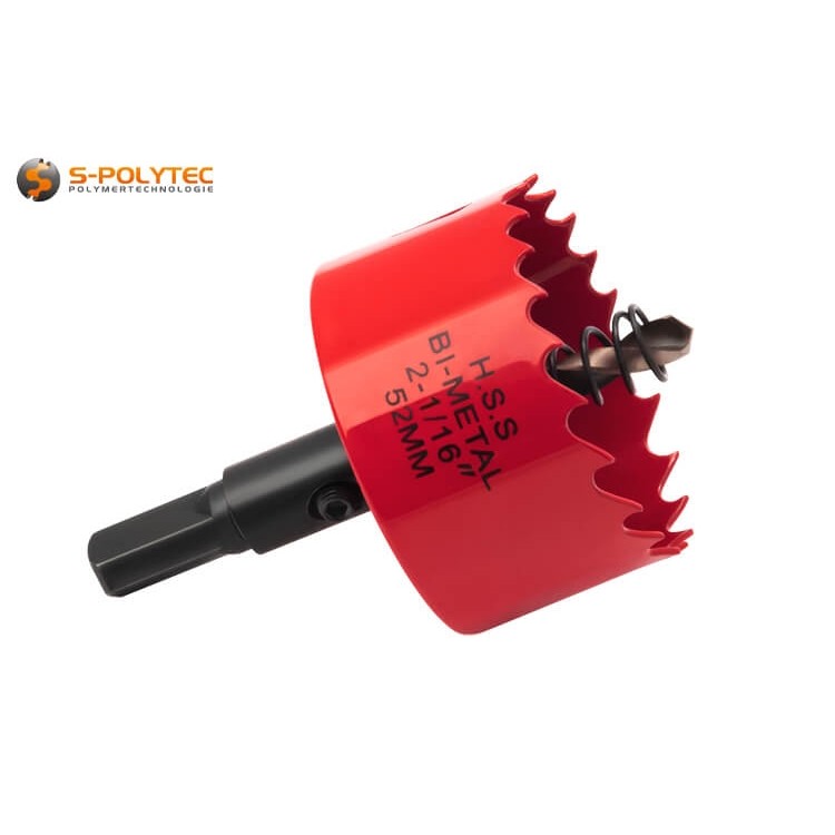 Onze 52mm gatenzaag van HSS-bimetaal garandeert nauwkeurige zaagsneden en een lange levensduur