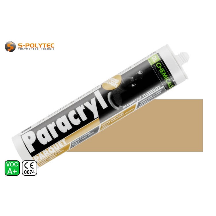 Paracryl Parket Midden Eik 310ml - Parketacryl voor eiken vloeren, vloerdelen, parket, plinten, laminaat en kurk