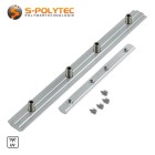 Profielverbinders voor het verlengen van bouwprofielen met schroefdraadbouten voor 6mm of 8mm groefbreedte beschikbaar