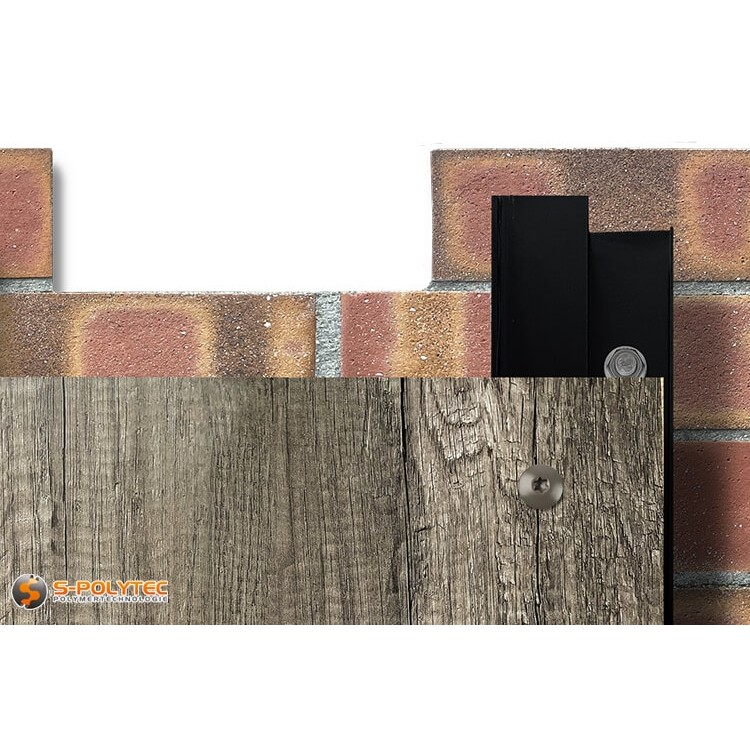 De zwarte aluminium gevelprofielen met een lengte van 2000 mm zijn verkrijgbaar tegen gunstige staffelprijzen