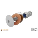 Koop direct de bijpassende Balkonschroeven met dopmoer lichtgrijs (RAL 7035)