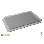Koop direct de bijpassende Polycarbonaat platen grijs op maat (UV-gestabiliseerd)