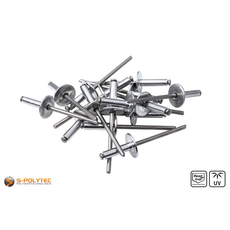 Gevel klinknagels aluminium (ongeverfd)