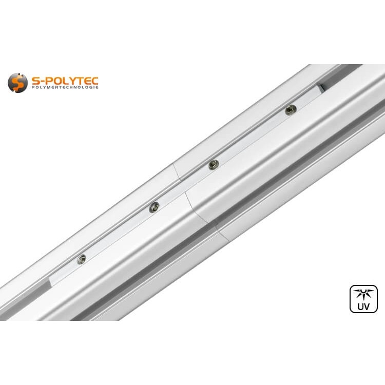 Verlenging van aluminium constructieprofielen met profielverbinders