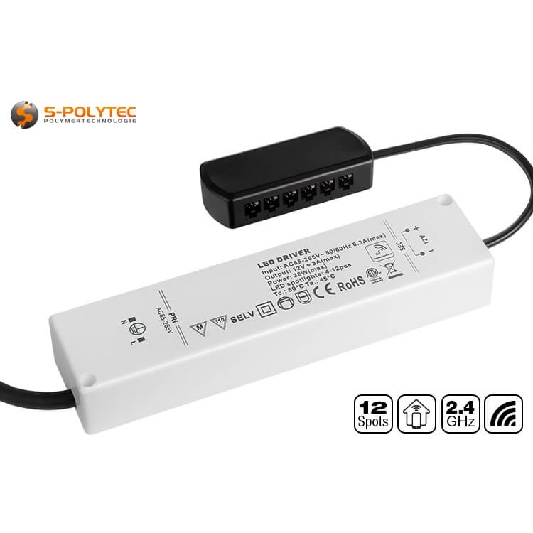 De LED SmartHome-controller wordt aangesloten met behulp van vooraf gemonteerde stekkerverbindingen