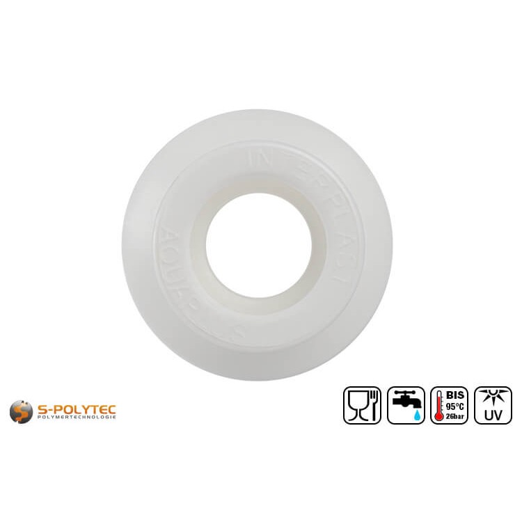 De Aqua-Plus PP-R reduceermof 25/20 is geschikt om de diameter van twee PP buizen te verkleinen van 25mm naar 20mm diamete