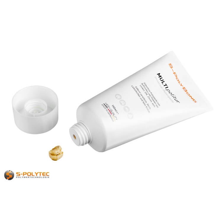 MULTIpolitur verwijdert kleine krasjes en vernieuwt de glans van matte, verweerde lakken en gladde oppervlakken.