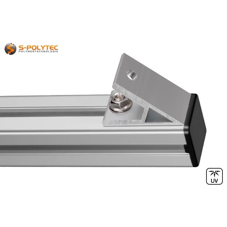 De flensmoer is ideaal voor het bevestigen van platen aan bouwprofielen met behulp van hamerkopschroeven