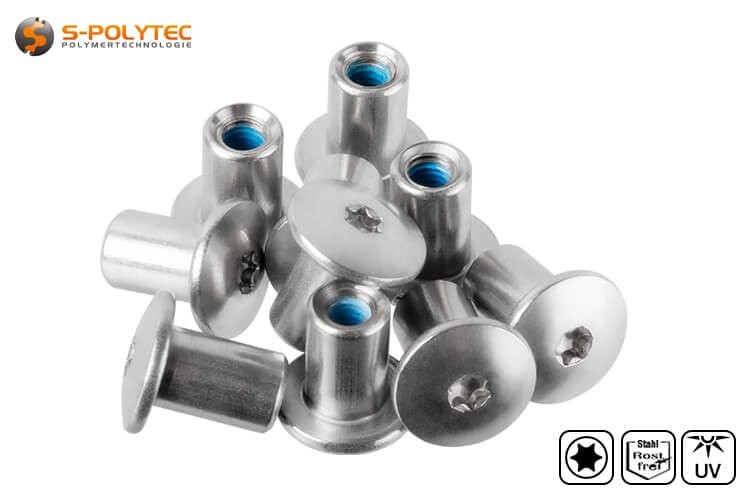 YDHfdc Oogbouten M5 – 10 Stuks, Roestvrij Staal 304, Totale Lengte 61 Mm, Ring 10 Mm – Voor Ophanging En Bevestiging