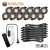 U hebt LED outdoor-inbouwspot-set antracietgrijs (3000K, warm wit) in de winkel bekeken
