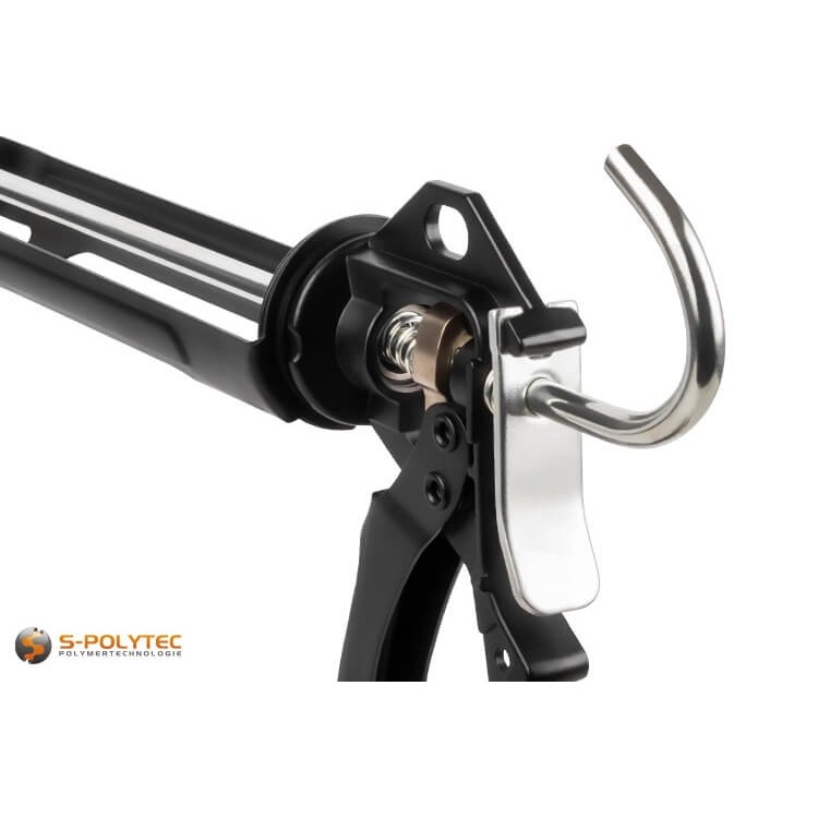 Het patroonpistool Black Edition van FOME FLEX is geschikt voor alle siliconen, acryl en MS-polymeren in patronen van 310ml