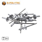 Gevel klinknagels aluminium (ongeverfd)