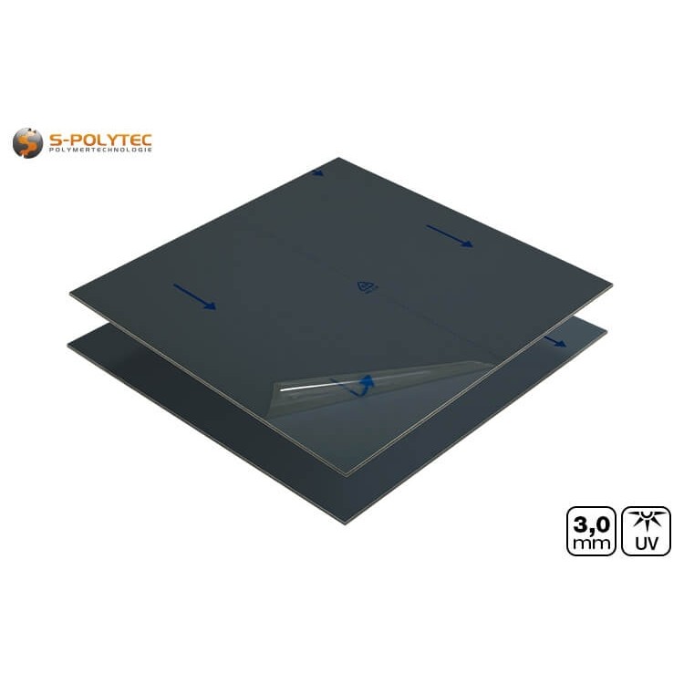 Aluminiumcomposietpanelen met eenzijdig mat / glanzend oppervlak