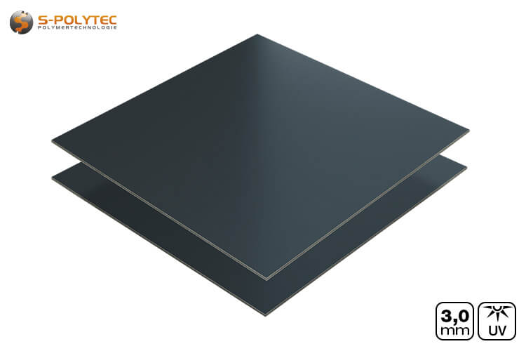 Aluminiumcomposietpanelen met eenzijdig mat / glanzend oppervlak