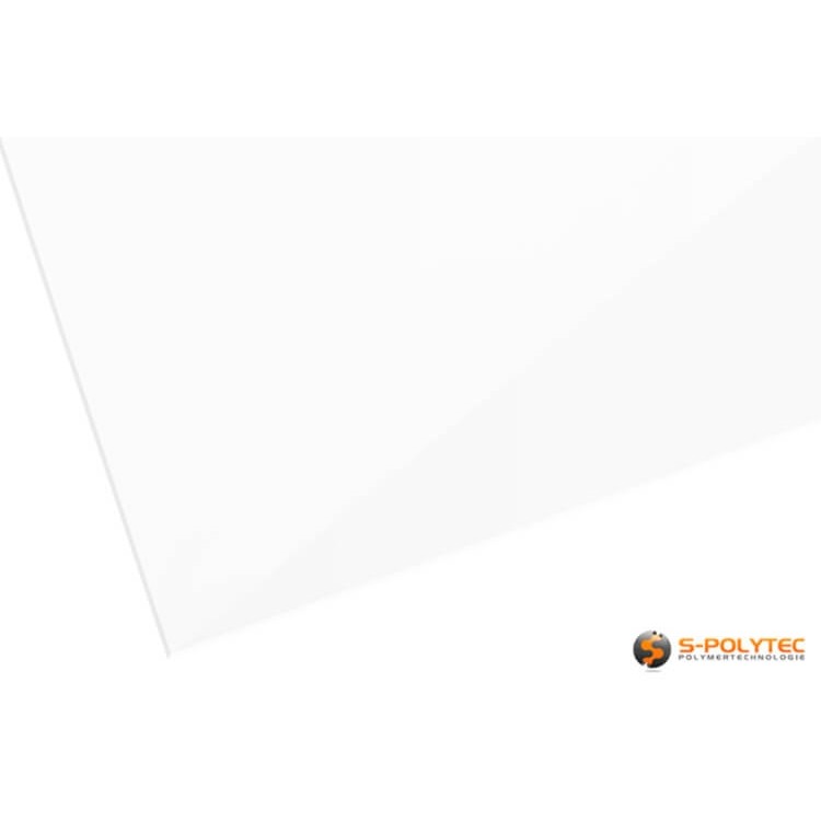 Hoogglanz oppervlak in sneeuwwit van de DecoVitas Snow-White decorplaten - detail