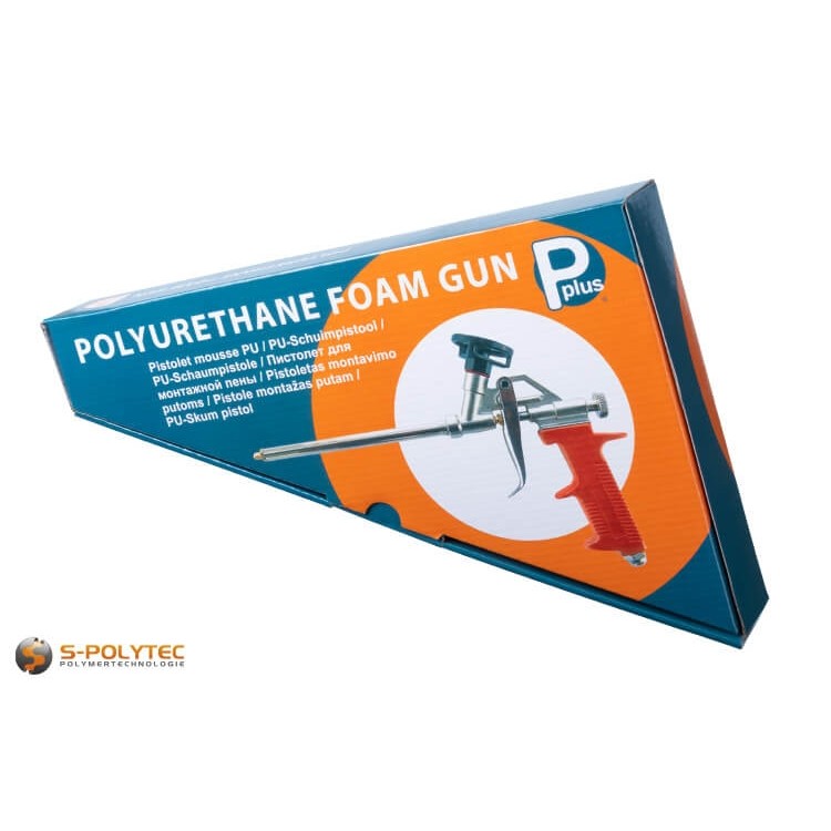 Het P-Plus schuimpistool is geschikt voor het verwerken van 1K PU-schuim