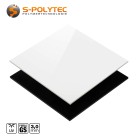 Acrylglas GS ondoorzichtig (opaque) in zwart of wit in millimeter nauwkeurige sneden vanaf slechts 30mmx30mm