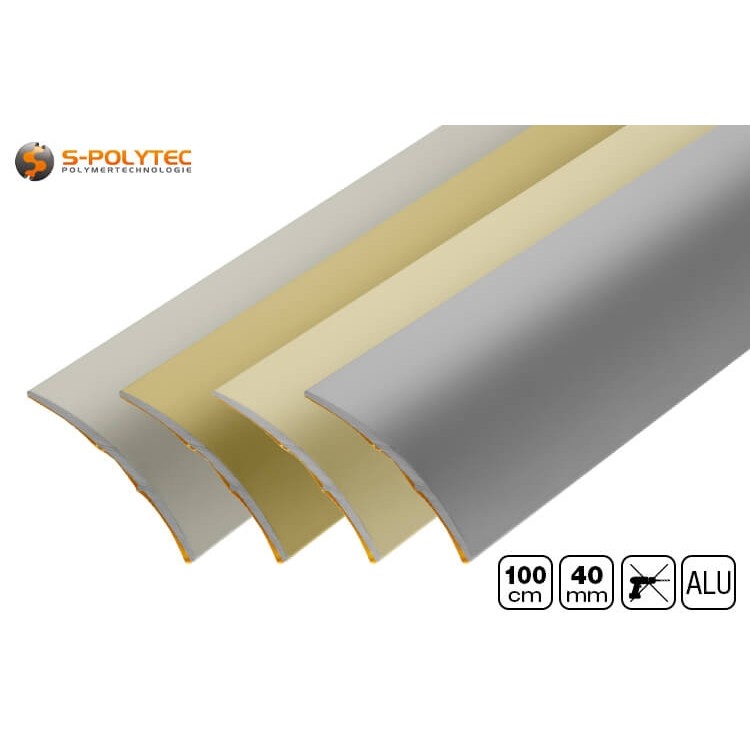 De vloerprofielen voor vloeren en deurdrempels zijn gemaakt van geanodiseerd aluminium en zijn corrosiebestendig                